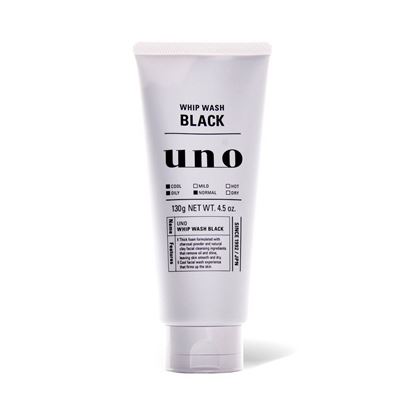 图片 日本 资生堂 uno 活性炭吸油（洁面）洗面奶 130g