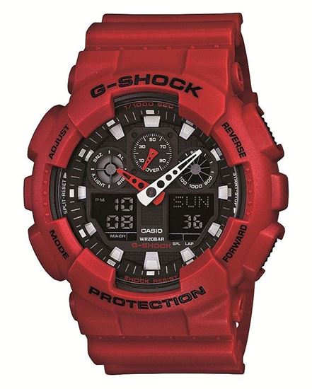 图片 CASIO卡西欧 G-SHOCK GA-100B-4AJF 光能防水运动男表